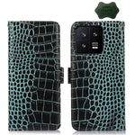 Custodia per telefono in pelle di vacchetta di coccodrillo, For Motorola Moto X40 Pro, For Vivo Y02 4G, For Xiaomi 13 Pro, For Xiaomi 13
