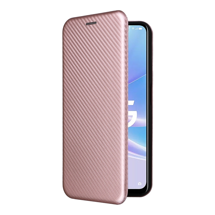 Custodia per telefono in pelle con vibrazione in fibra di carbonio, For OPPO A58 5G, For Realme 10 4G, For Realme 10 Pro, For Realme GT Neo 3T / GT Neo2 5G