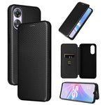Custodia per telefono in pelle con vibrazione in fibra di carbonio, For OPPO A58 5G, For Realme 10 4G, For Realme 10 Pro, For Realme GT Neo 3T / GT Neo2 5G