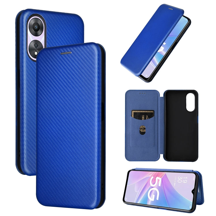 Custodia per telefono in pelle con vibrazione in fibra di carbonio, For OPPO A58 5G, For Realme 10 4G, For Realme 10 Pro, For Realme GT Neo 3T / GT Neo2 5G