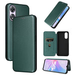 Custodia per telefono in pelle con vibrazione in fibra di carbonio, For OPPO A58 5G, For Realme 10 4G, For Realme 10 Pro, For Realme GT Neo 3T / GT Neo2 5G
