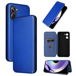 Custodia per telefono in pelle con vibrazione in fibra di carbonio, For OPPO A58 5G, For Realme 10 4G, For Realme 10 Pro, For Realme GT Neo 3T / GT Neo2 5G
