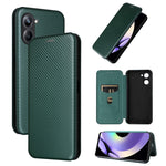 Custodia per telefono in pelle con vibrazione in fibra di carbonio, For OPPO A58 5G, For Realme 10 4G, For Realme 10 Pro, For Realme GT Neo 3T / GT Neo2 5G