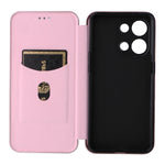 Custodia per telefono in pelle con vibrazione in fibra di carbonio, For OPPO Reno9 / Reno9 Pro 5G, For TCL 40 R 5G, For TCL 40SE, For TCL 405