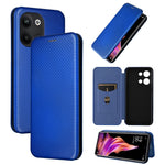Custodia per telefono in pelle con vibrazione in fibra di carbonio, For OPPO Reno9 / Reno9 Pro 5G, For TCL 40 R 5G, For TCL 40SE, For TCL 405