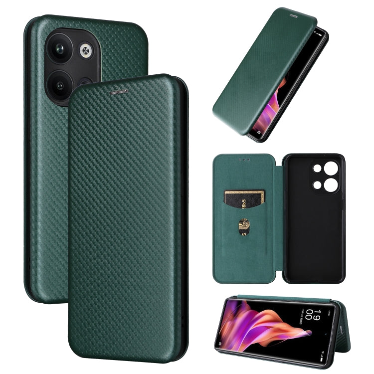 Custodia per telefono in pelle con vibrazione in fibra di carbonio, For OPPO Reno9 / Reno9 Pro 5G, For TCL 40 R 5G, For TCL 40SE, For TCL 405