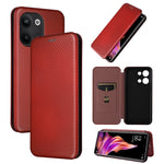 Custodia per telefono in pelle con vibrazione in fibra di carbonio, For OPPO Reno9 / Reno9 Pro 5G, For TCL 40 R 5G, For TCL 40SE, For TCL 405
