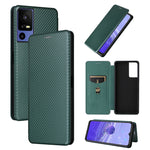 Custodia per telefono in pelle con vibrazione in fibra di carbonio, For OPPO Reno9 / Reno9 Pro 5G, For TCL 40 R 5G, For TCL 40SE, For TCL 405