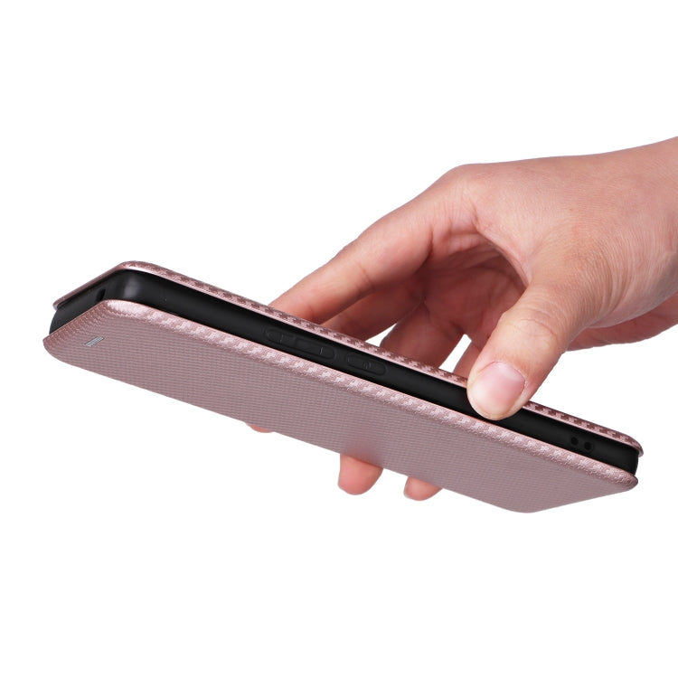 Custodia per telefono in pelle con vibrazione in fibra di carbonio, For vivo X80 Pro 5G, For vivo X90 Pro+ 5G, For Fujitsu Arrows N F-51C, For Google Pixel 7a