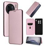 Custodia per telefono in pelle con vibrazione in fibra di carbonio, For vivo X80 Pro 5G, For vivo X90 Pro+ 5G, For Fujitsu Arrows N F-51C, For Google Pixel 7a