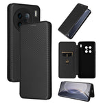 Custodia per telefono in pelle con vibrazione in fibra di carbonio, For vivo X80 Pro 5G, For vivo X90 Pro+ 5G, For Fujitsu Arrows N F-51C, For Google Pixel 7a