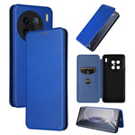 Custodia per telefono in pelle con vibrazione in fibra di carbonio, For vivo X80 Pro 5G, For vivo X90 Pro+ 5G, For Fujitsu Arrows N F-51C, For Google Pixel 7a