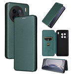 Custodia per telefono in pelle con vibrazione in fibra di carbonio, For vivo X80 Pro 5G, For vivo X90 Pro+ 5G, For Fujitsu Arrows N F-51C, For Google Pixel 7a