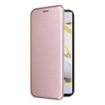 Custodia per telefono in pelle con vibrazione in fibra di carbonio, For Huawei nova 10, For Ulefone Note 14, For Samsung Galaxy A34 5G, For Samsung Galaxy A54 5G
