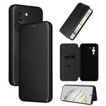 Custodia per telefono in pelle con vibrazione in fibra di carbonio, For Huawei nova 10, For Ulefone Note 14, For Samsung Galaxy A34 5G, For Samsung Galaxy A54 5G