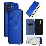 Custodia per telefono in pelle con vibrazione in fibra di carbonio, For Huawei nova 10, For Ulefone Note 14, For Samsung Galaxy A34 5G, For Samsung Galaxy A54 5G