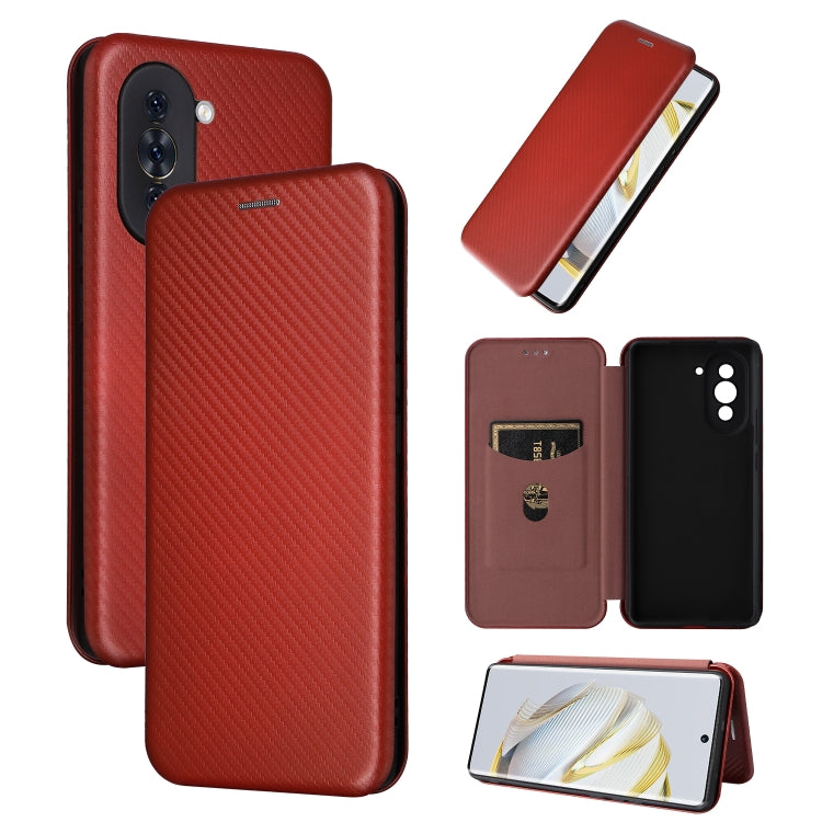 Custodia per telefono in pelle con vibrazione in fibra di carbonio, For Huawei nova 10, For Ulefone Note 14, For Samsung Galaxy A34 5G, For Samsung Galaxy A54 5G