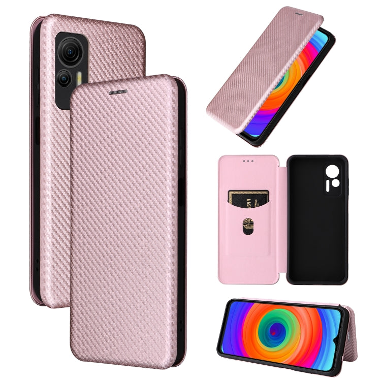 Custodia per telefono in pelle con vibrazione in fibra di carbonio, For Huawei nova 10, For Ulefone Note 14, For Samsung Galaxy A34 5G, For Samsung Galaxy A54 5G