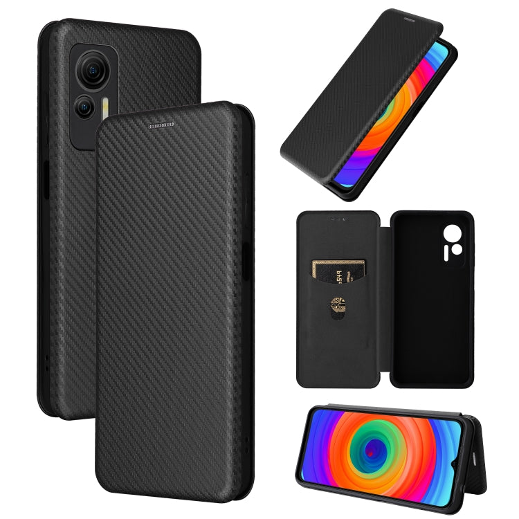 Custodia per telefono in pelle con vibrazione in fibra di carbonio, For Huawei nova 10, For Ulefone Note 14, For Samsung Galaxy A34 5G, For Samsung Galaxy A54 5G