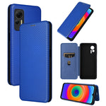 Custodia per telefono in pelle con vibrazione in fibra di carbonio, For Huawei nova 10, For Ulefone Note 14, For Samsung Galaxy A34 5G, For Samsung Galaxy A54 5G