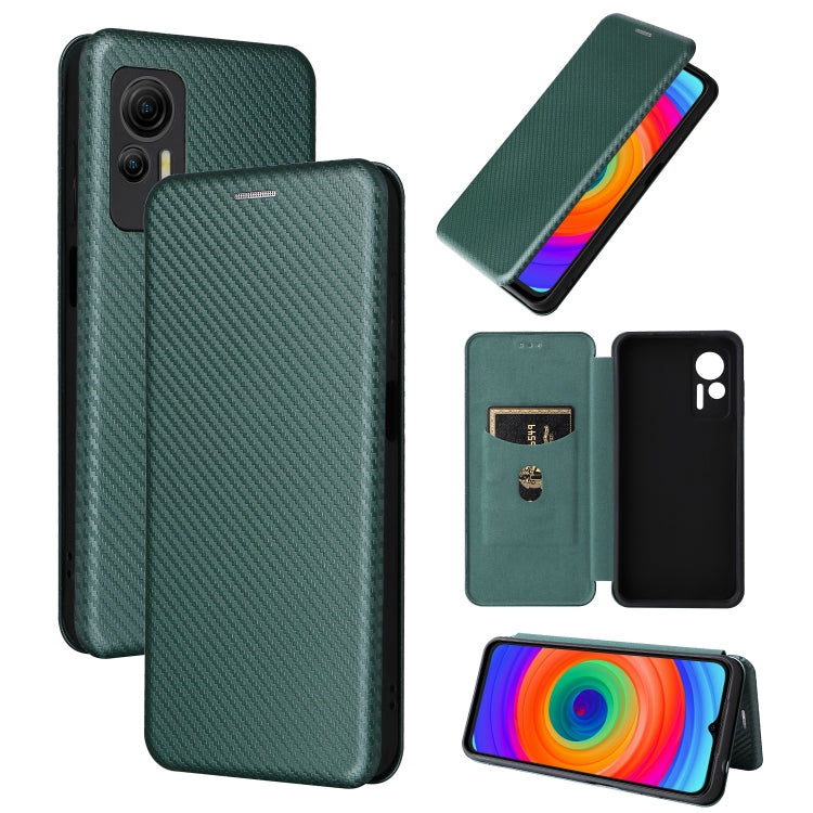 Custodia per telefono in pelle con vibrazione in fibra di carbonio, For Huawei nova 10, For Ulefone Note 14, For Samsung Galaxy A34 5G, For Samsung Galaxy A54 5G