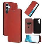 Custodia per telefono in pelle con vibrazione in fibra di carbonio, For Huawei nova 10, For Ulefone Note 14, For Samsung Galaxy A34 5G, For Samsung Galaxy A54 5G