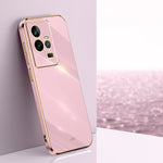 Custodia per telefono in TPU con bordo in oro con placcatura 6D XINLI, For vivo iQOO 11 5G, For Realme 10 Pro 5G, For Realme 10 Pro+