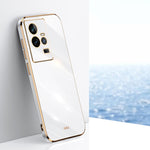 Custodia per telefono in TPU con bordo in oro con placcatura 6D XINLI, For vivo iQOO 11 5G, For Realme 10 Pro 5G, For Realme 10 Pro+