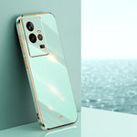 Custodia per telefono in TPU con bordo in oro con placcatura 6D XINLI, For vivo iQOO 11 5G, For Realme 10 Pro 5G, For Realme 10 Pro+