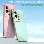 Custodia per telefono in TPU con bordo in oro con placcatura 6D XINLI, For vivo iQOO 11 5G, For Realme 10 Pro 5G, For Realme 10 Pro+