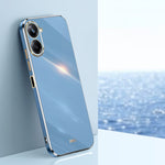 Custodia per telefono in TPU con bordo in oro con placcatura 6D XINLI, For vivo iQOO 11 5G, For Realme 10 Pro 5G, For Realme 10 Pro+