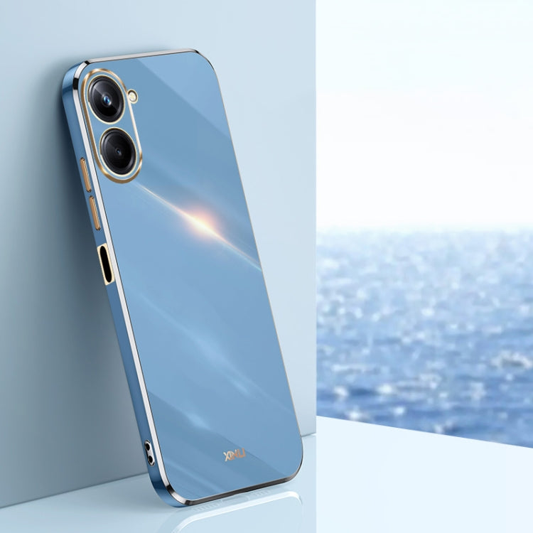Custodia per telefono in TPU con bordo in oro con placcatura 6D XINLI, For vivo iQOO 11 5G, For Realme 10 Pro 5G, For Realme 10 Pro+