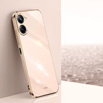 Custodia per telefono in TPU con bordo in oro con placcatura 6D XINLI, For vivo iQOO 11 5G, For Realme 10 Pro 5G, For Realme 10 Pro+
