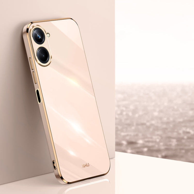 Custodia per telefono in TPU con bordo in oro con placcatura 6D XINLI, For vivo iQOO 11 5G, For Realme 10 Pro 5G, For Realme 10 Pro+