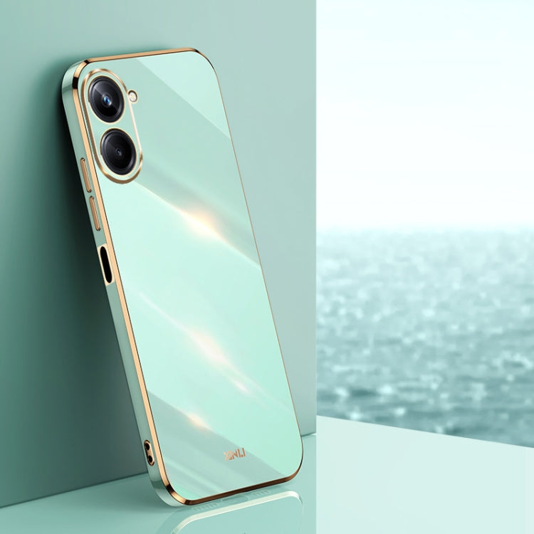 Custodia per telefono in TPU con bordo in oro con placcatura 6D XINLI, For vivo iQOO 11 5G, For Realme 10 Pro 5G, For Realme 10 Pro+