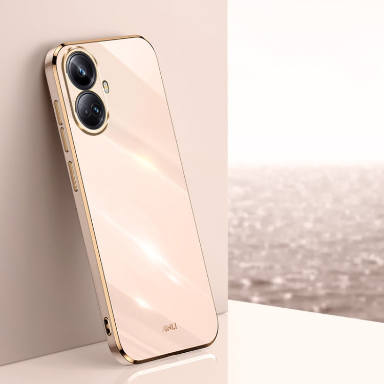Custodia per telefono in TPU con bordo in oro con placcatura 6D XINLI, For vivo iQOO 11 5G, For Realme 10 Pro 5G, For Realme 10 Pro+
