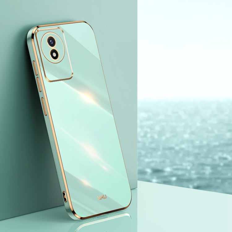 Custodia per telefono in TPU con bordo in oro con placcatura 6D XINLI, For vivo Y02 4G, For Xiaomi Redmi K60, For Xiaomi Redmi K60E