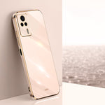 Custodia per telefono in TPU con bordo in oro con placcatura 6D XINLI, For vivo Y02 4G, For Xiaomi Redmi K60, For Xiaomi Redmi K60E