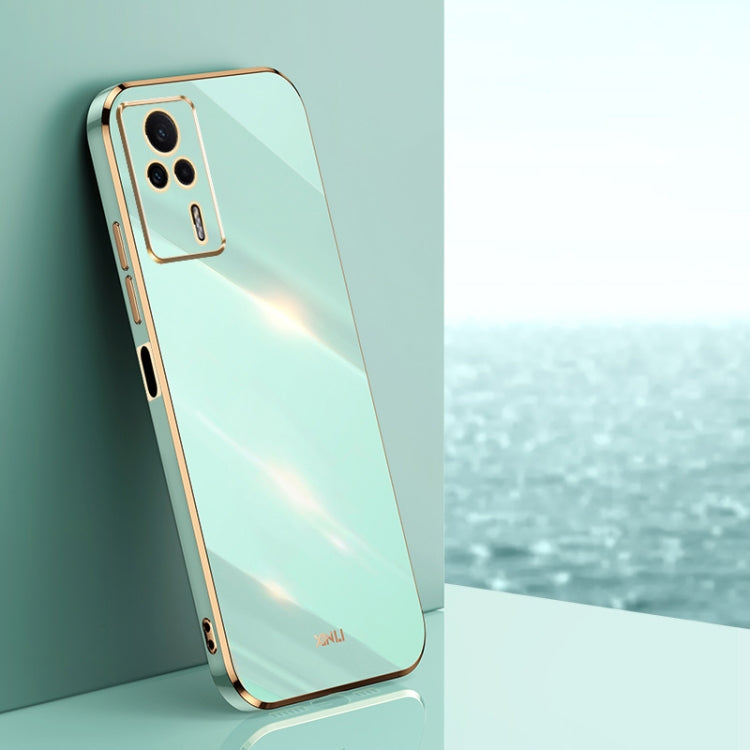 Custodia per telefono in TPU con bordo in oro con placcatura 6D XINLI, For vivo Y02 4G, For Xiaomi Redmi K60, For Xiaomi Redmi K60E