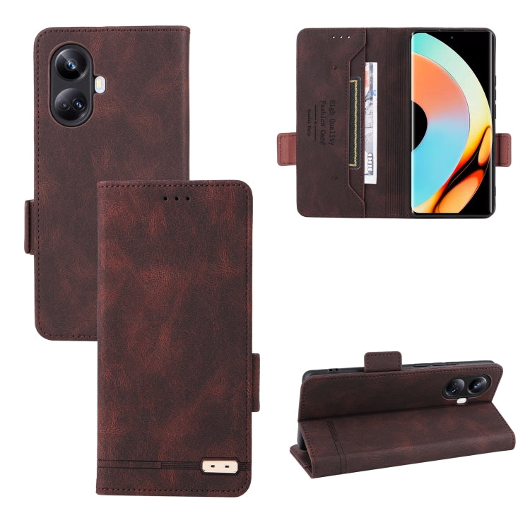 Custodia per telefono in pelle con chiusura magnetica, For Realme 10 Pro, For Realme 10 Pro+, For Fujitsu Arrows N F-51C, For OPPO A58 5G