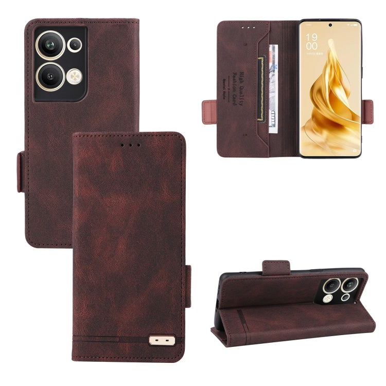 Custodia per telefono in pelle con chiusura magnetica, For Samsung Galaxy A23e 5G / A23 5G, For OPPO Reno9 Pro+ 5G, For Samsung Galaxy A34 5G, For Samsung Galaxy A54 5G