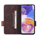 Custodia per telefono in pelle con chiusura magnetica, For Samsung Galaxy A23e 5G / A23 5G, For OPPO Reno9 Pro+ 5G, For Samsung Galaxy A34 5G, For Samsung Galaxy A54 5G