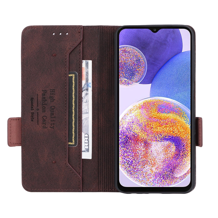 Custodia per telefono in pelle con chiusura magnetica, For Samsung Galaxy A23e 5G / A23 5G, For OPPO Reno9 Pro+ 5G, For Samsung Galaxy A34 5G, For Samsung Galaxy A54 5G