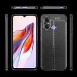 Custodia per telefono in TPU antiurto con texture Litchi, For Xiaomi Redmi 12C, For Honor X9a, For OnePlus 11 5G