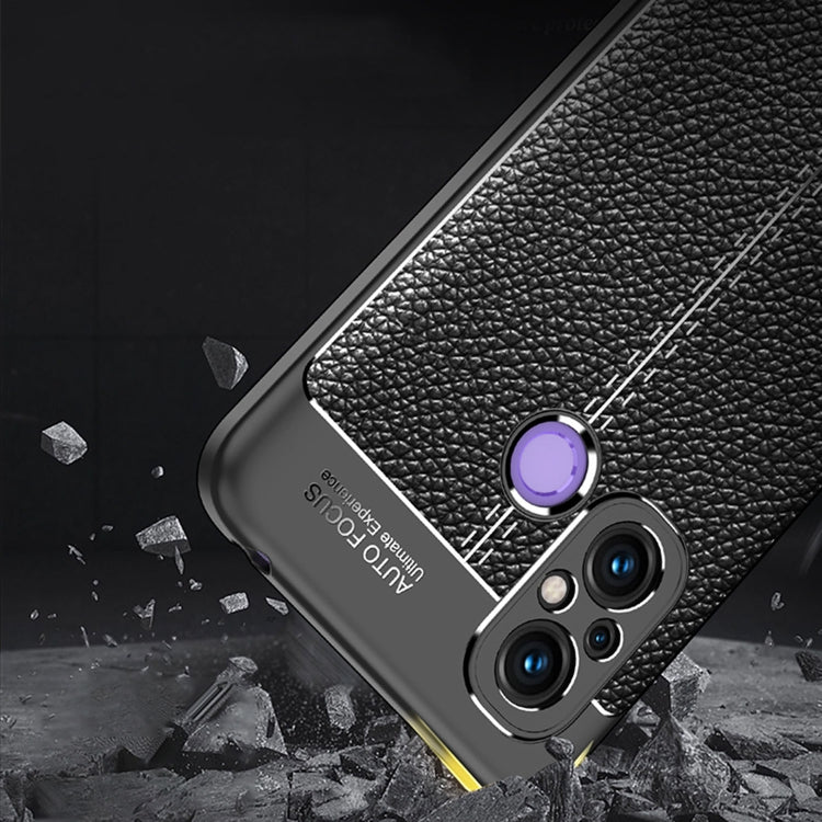 Custodia per telefono in TPU antiurto con texture Litchi, For Xiaomi Redmi 12C, For Honor X9a, For OnePlus 11 5G