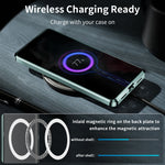 Custodia magnetica per telefono in metallo satinato MagSafe, For Samsung Galaxy Note10+