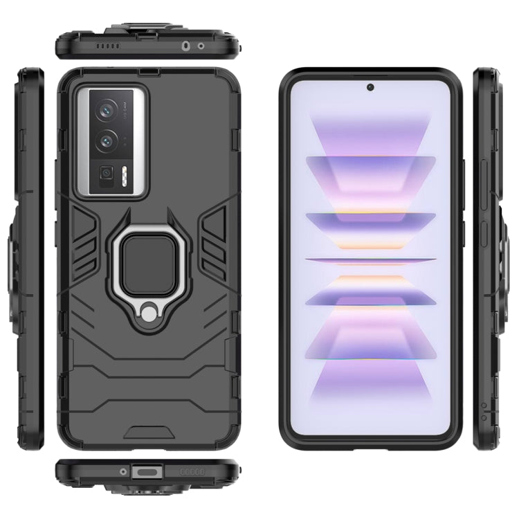 Supporto per anello magnetico PC + custodia per telefono in TPU, For Xiaomi Redmi K60, For Xiaomi Redmi K60 Pro, For Xiaomi Redmi K60E 5G