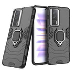 Supporto per anello magnetico PC + custodia per telefono in TPU, For Xiaomi Redmi K60, For Xiaomi Redmi K60 Pro, For Xiaomi Redmi K60E 5G
