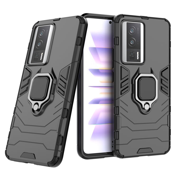 Supporto per anello magnetico PC + custodia per telefono in TPU, For Xiaomi Redmi K60, For Xiaomi Redmi K60 Pro, For Xiaomi Redmi K60E 5G
