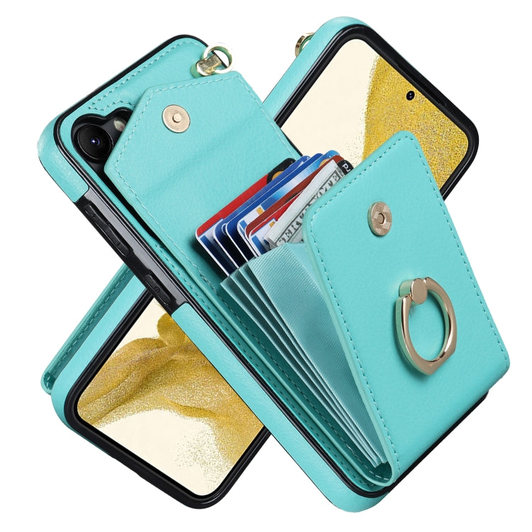 Custodia per telefono con slot per schede RFID con supporto ad anello, For Samsung Galaxy S24 Ultra 5G, For Samsung Galaxy A54 5G, For Samsung Galaxy S23 5G, For Samsung Galaxy S24+ 5G
